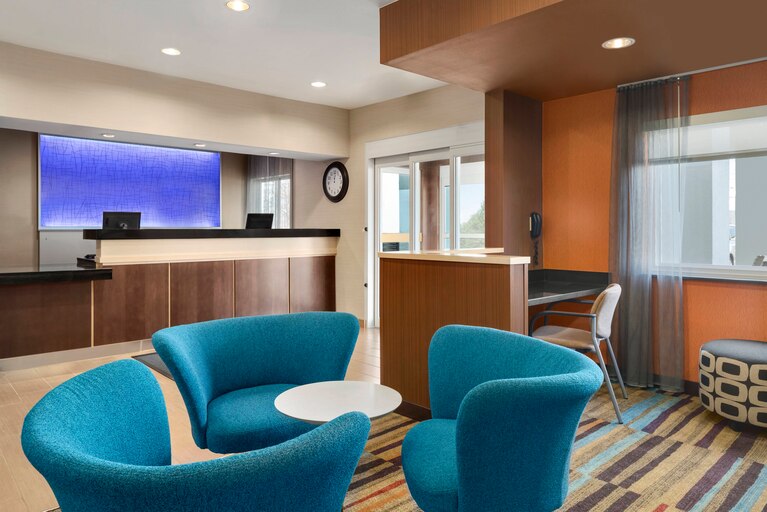 Budget Hotel Lobby