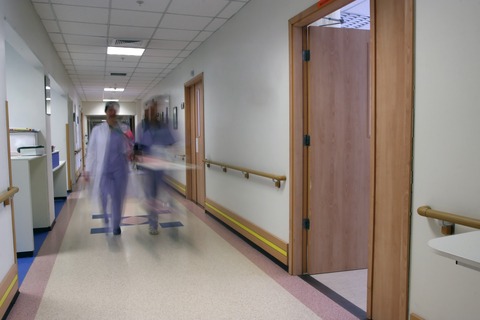 Hospital corridor