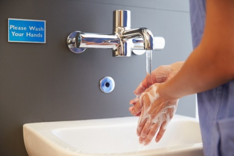 Nurse Washing Hands