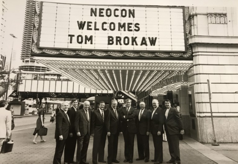 NeoCon 1988_Tom Brokaw_Chicago Theater